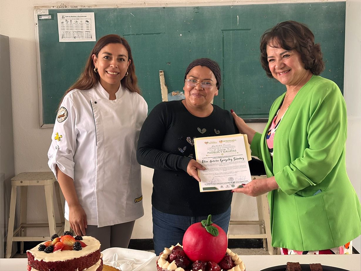 SMDIF Huamantla clausura curso 'Sabores que Emprenden' para fortalecer la economía familiar